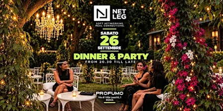 NetLeg Roma Networking Social Dinner & Party @Profumo Spazio