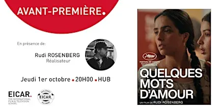 Projection en avant-première du film Quelques mots d'amour