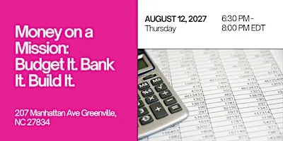 Money on a Mission: Budget It. Bank It. Build It.