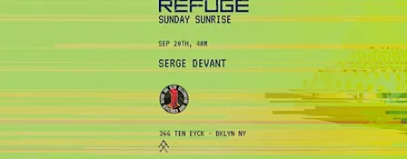 Refuge Sunday Sunrise: Serge Devant