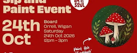 Sip and Paint Event at Board, Orrell, Wigan