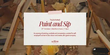 Paint & Sip | SelfEm Social