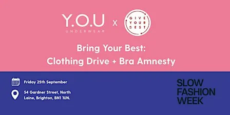 Bring Your Best: Clothing Drive and Bra Amnesty