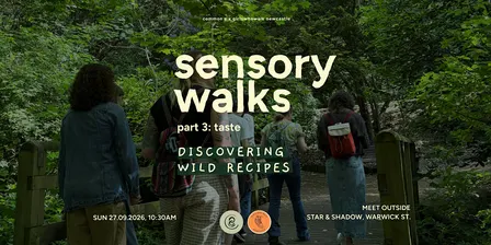 sensory walks: Discovering Wild Recipes