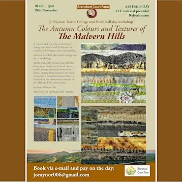 Textile Workshop: Colours and Textures of the Malvern Hills