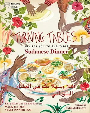 Community Dinner  26th SEPTEMBER - TURNING TABLES INVITES YOU TO THE TABLE