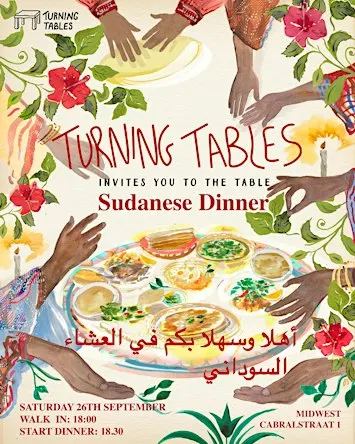 Community Dinner 26th SEPTEMBER - TURNING TABLES INVITES YOU TO THE TABLE