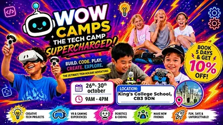 Cambridge October Half Term Tech Camp