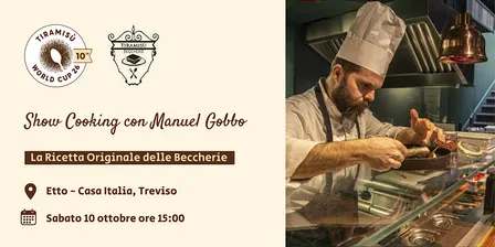 Show cooking con lo Chef Manuel Gobbo, del Ristorante Le Beccherie