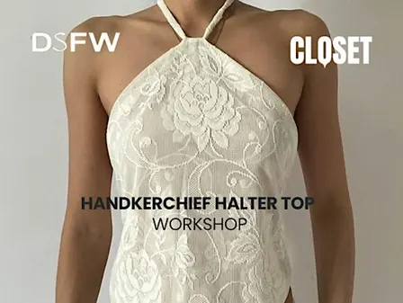 Reworked Halter Top Workshop | Dutch Sustainable Fashion Week