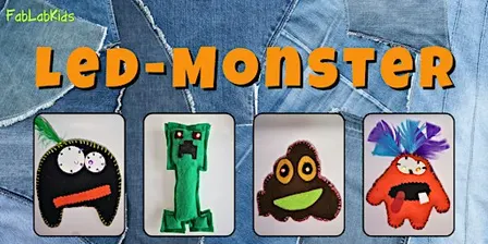 FabLabKids: LED-Monster nähen