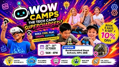 Hemel Hempstead October Half Term Tech Camp