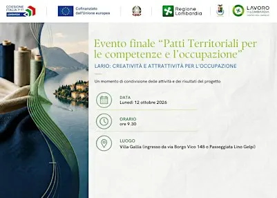 Evento finale “Patti Territoriali per le competenze e l’occupazione”