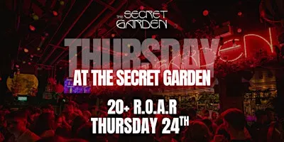 Secret Garden - Thursday - 24th September