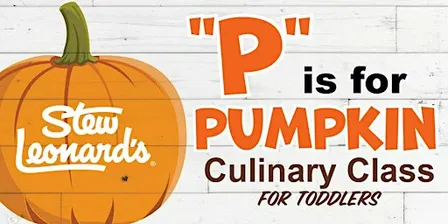 “P” is for Pumpkin Culinary Class for Toddlers