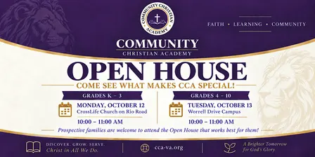 Open House - Community Christian Academy