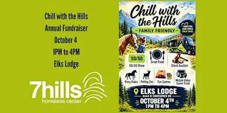 7hills Chill with the Hills Family-Friendly Fundraising Event!!