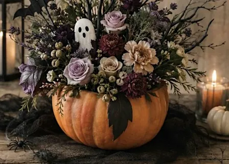Petals and Pumpkins: Halloween Bloom Bar and Workshop