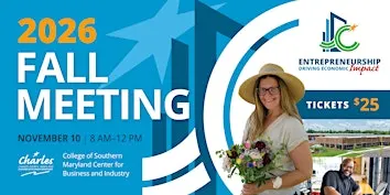 Charles County Economic Development Department's 2026 Fall Meeting