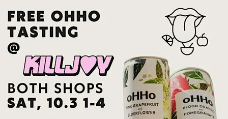 FREE oHHo TASTING and SALE!