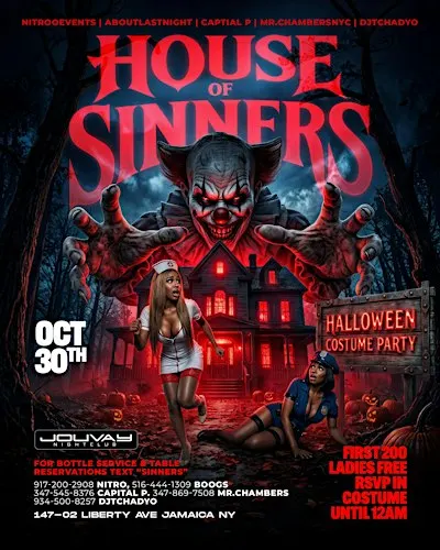 House Of Sinners Halloween Costume Party