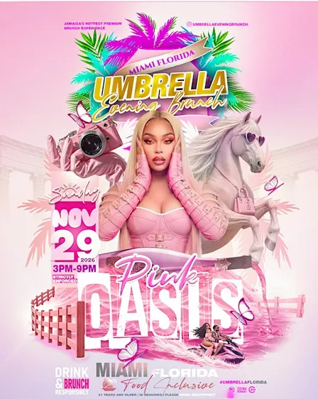 Umbrella Miami Pink—Oasis