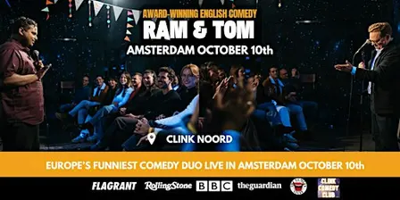 ENGLISH COMEDY AMSTERDAM - Tom and Ram, LIVE in Amsterdam