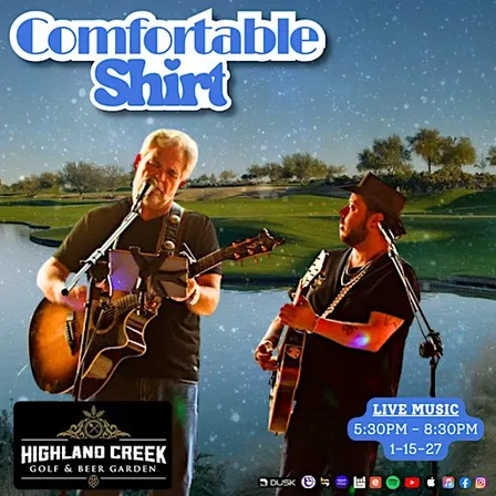 Comfortable Shirt: Live From Highland Creek Golf Club & Beer Garden!