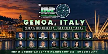 HGF International Growth Symposium - Genoa, Italy
