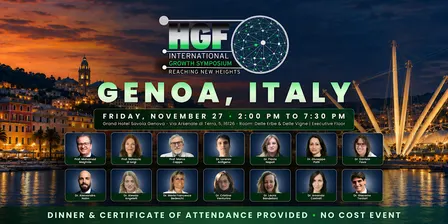 HGF International Growth Symposium - Genoa, Italy