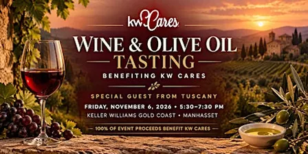 Wine & Olive Tasting Benefiting KW Cares