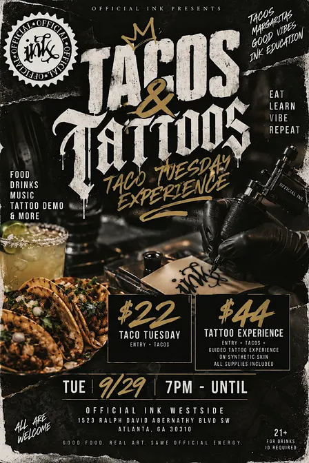 Tacos & Tattoos: The Tattoo Experience