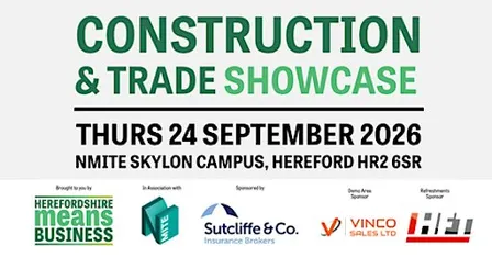 Herefordshire Construction & Trade Showcase 2026 Visitor Ticket