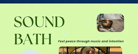 Sound Bath in September for peace and vitality