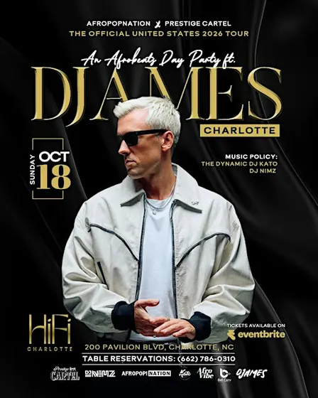 DJames Live in Charlotte – An Afrobeats Day Party