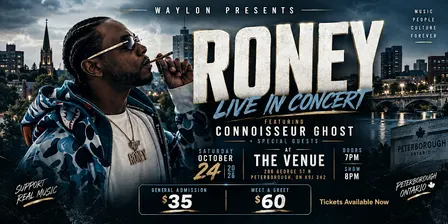 RONEY — LIVE IN PETERBOROUGH