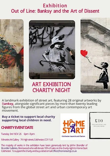 Charity Fundraiser Art Exhibition- Banksy and the Art of Dissent