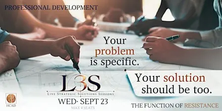 Live Strategic Solutions Session | The Function of Resistance