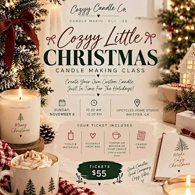 Cozyy Little Christmas - Candle Making Class