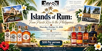 Islands of Rum:  From Puerto Rico to the Philippines