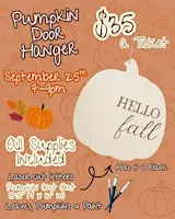 Pumpkin Door Hanger Craft Night