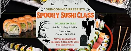 Spooky Sushi Class at Palmetto Taps