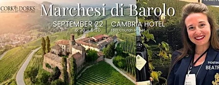 Join Us for a Tasting of Marchesi di Barolo wines