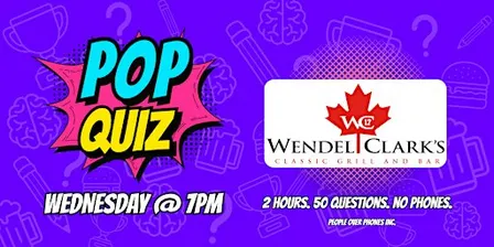 Oshawa Ontario - POP QUIZ Wednesday @ Wendel Clark's Oshawa