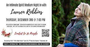Mansfield An Intimate Spirit Night In with Lauren Robbins, Seen on TV