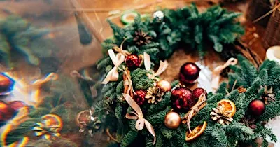 Christmas Wreath Making Morning in Wilmslow