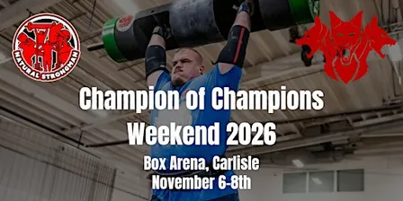 Champion of Champions Weekend 2026 | Natural Strongman World Championships