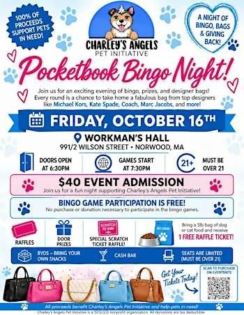 Pocketbook Bingo Night!