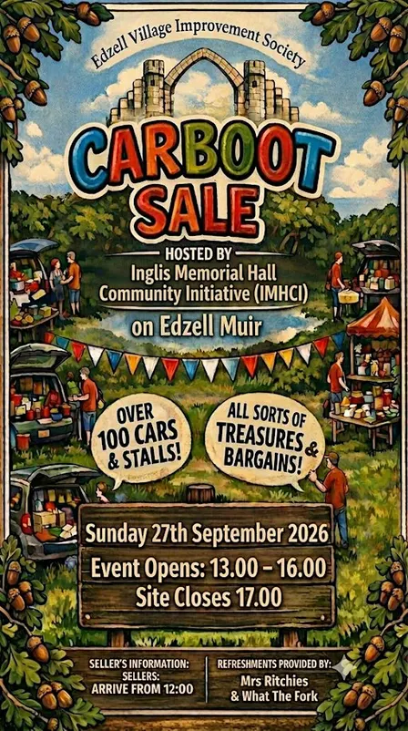 Edzell Car Boot Sale September 2026