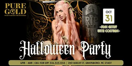 Halloween Party @ Pure Gold! Saturday Oct. 31st